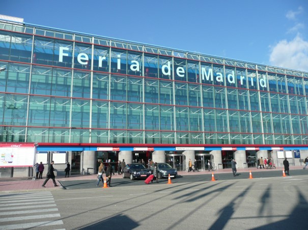 La fachada de la Feria de Madrid